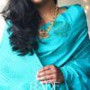 Light weight borderless semi silk saree