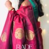 Light weight borderless semi silk saree