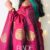Light weight borderless semi silk saree