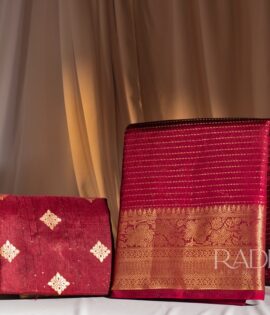 Maroon Ekam Saree