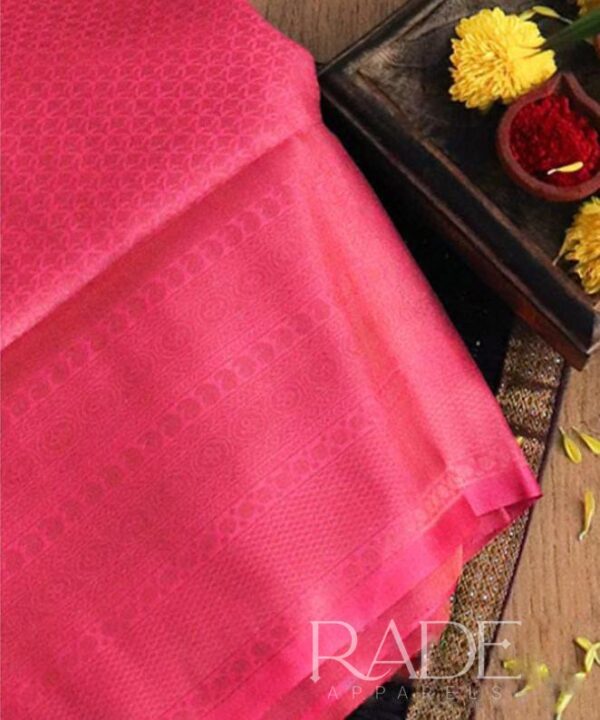 Kubera pattu soft silk sarees - Warm pink